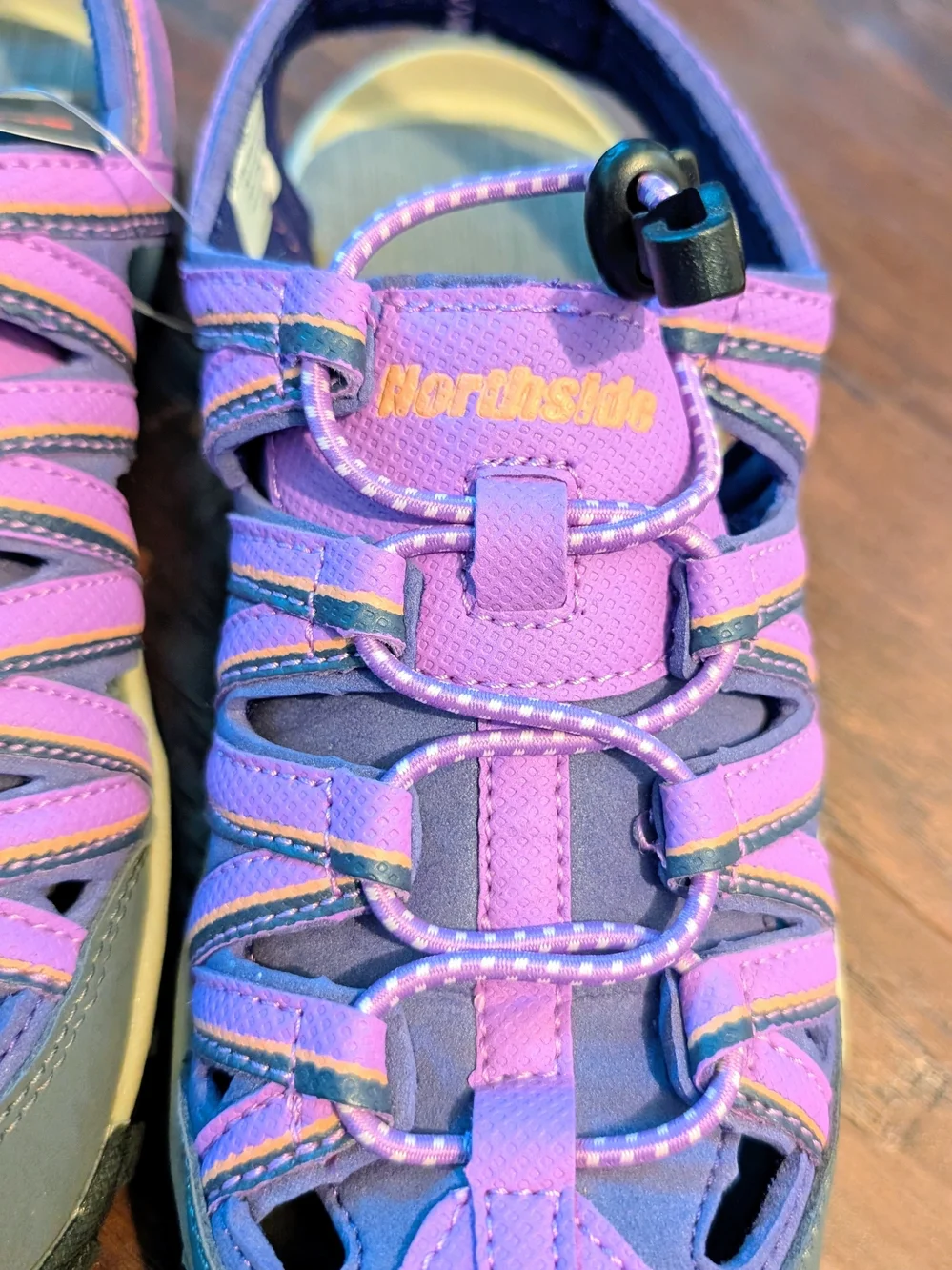Northside Youth Purple Outdoor Sandal Hiking Sneakers - Size 4
